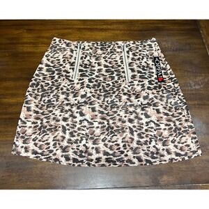 Plus Size Cheetah Print Skirt